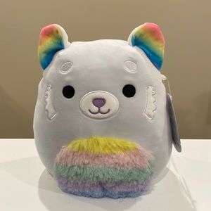 NWT 8” Priya the Red Panda with Rainbow Belly Squishmallow